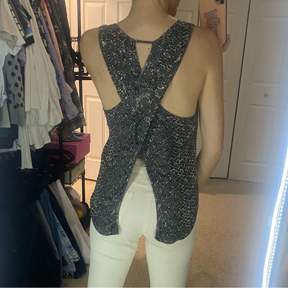 Parker Size Small Snakeskin Top - image 2